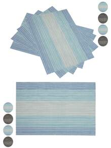 1-8 piezas Individual rectangular de PVC, lavable, fácil de limpiar, antideslizante, resistente al calor, manteles para mesa de comedor, pensamientos dulces, manteles elegantes, decoración de mesa, tapete para cocina y comedor, decoración de boda y festividades