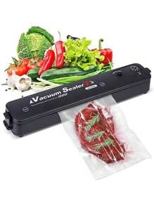 Máquina De Sellado Al Vacío Automático Selladora Para Alimentos.máquina de acabado de envases de alimentos herramienta de cocina. - Tipo de Enchufe A USA (110-127V) - Ver 1