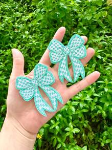 Colorful Dainty Bow Iron On Patches, Aesthetic Embroidered Patch For Hats, Jacket, Clothing And Bag DIY Decoration