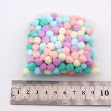 230 quả cầu bông hỗn hợp 8mm, mềm mại, bông xù, hình macaron, bông xù Giáng sinh, nhiều màu sắc, hiệu ứng chuyển màu, đồ trang trí thủ công DIY - Quả cầu lông 8mm - Xem 6