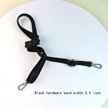 Replaceable Adjustable Shoulder Strap For Bags, Wallets, Made Of Full Grain Microfiber Leather, Available In Black, Gold, Silver Hardware Gifts For Women Winter - Black - View 21