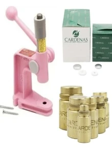 ROCKER + MATCHING MATRICES AND BUTTONS 10, 14, 20 - Baby Pink - View 1