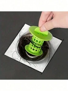 1 bộ lọc bồn rửa, bộ bảo vệ cống bồn tắm, nắp cống vòi hoa sen, phụ kiện phòng tắm, cống thoát sàn, bộ lọc bồn rửa, dành cho tóc người và thú cưng, ngăn ngừa tắc nghẽn phòng tắm bằng bộ lọc tóc và nút chặn cống của chúng tôi - giữ cho bồn rửa và bồn tắm của bạn sạch sẽ - Nhiều màu - Xem 2