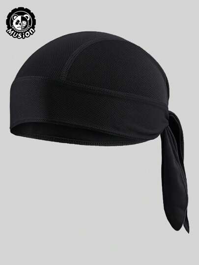 Musion 1 pieza Gorra con cobertor refrigerante, forro de casco grande, pañuelo para la cabeza tipo bandana con diseño de calavera para hombres y mujeres