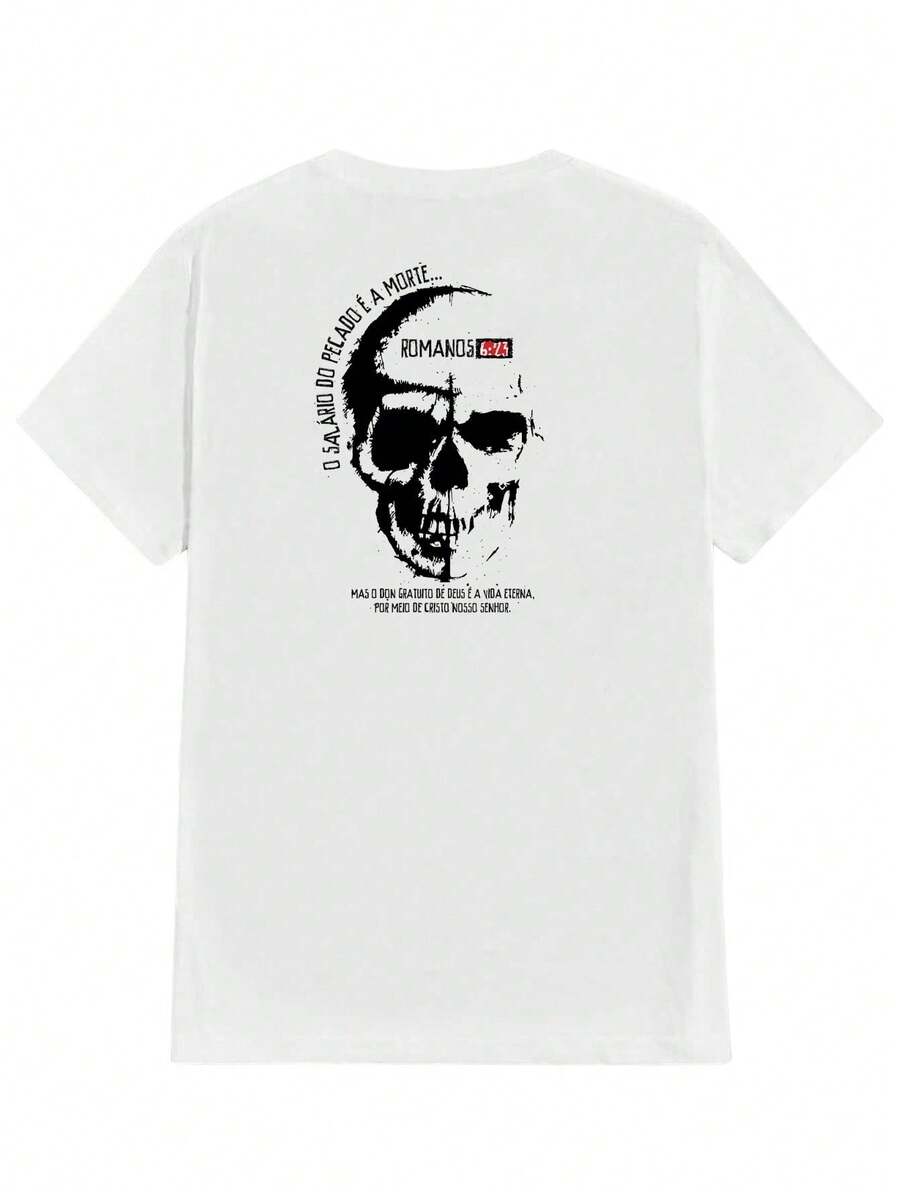 Sin Is Death T-Shirt Gospel Religious Unisex 100% Cotton New Release Shipping Various Colors!! - 白色 - 查看 1