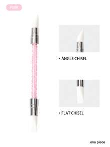 1 Stück/5 Stück Nagelkunst Skulptur Stift mit doppelter Spitze, Silikon Nagel Werkzeug, Strass Nagellack Gravur Stift mit Gummi Spitze Nagelbürsten. Diese Nagelkunst Pinsel sind für Anfänger und erfahrene Anwender entworfen.