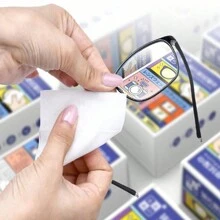 [200pcs/100pcs/50pcs/10pcs Pack] Eyeglass Wet Wipes, Disposable Lens Cloth With Anti-Fog Function, Also Suitable For Cleaning Smartphone, Camera Screens