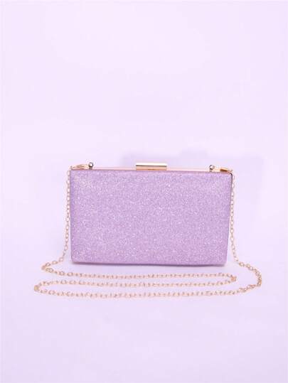 极简主义闪光手拿包，适合女性派对、宴会使用