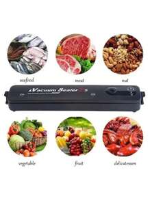 Máquina De Sellado Al Vacío Automático Selladora Para Alimentos.máquina de acabado de envases de alimentos herramienta de cocina. - Tipo de Enchufe A USA (110-127V) - Ver 2