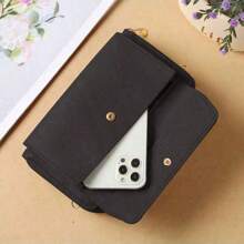 Billetera grande con cremallera doble, bolso diagonal para teléfono móvil, bolso lateral para teléfono, bolso de mano portátil, bolso cruzado, embrague, estuche para teléfono celular, ligero, moderno, de negocios, para tarjetas de crédito/ID, efectivo, teléfono, billetera, negocios casuales, regalos del Día del Maestro, trabajo, viajes, vacaciones, aniversario, cumpleaños, San Valentín, para damas, trabajadores de cuello blanco, billetera, bolso para teléfono para mujer