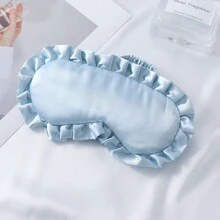 仿丝花边睡眠面罩荷叶边装饰户外旅行午睡眼罩轻便眼罩，多种颜色现货，学校，返校，旅行，旅行必需品，家居必需品，眼罩，睡眠面罩