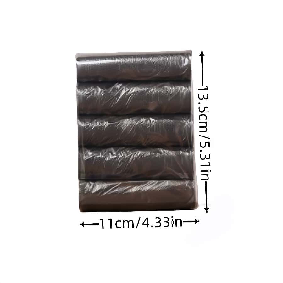 Home Use Thicken Black Plastic Garbage Bags With Clips, Various Sizes