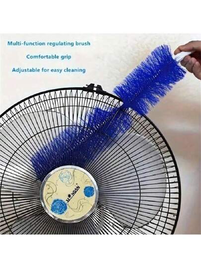 1pc, Fan Brush, Drain Brush, Screen Window Brush, Blind Brush, Flexible Cleaning Brush, Household Sofa Dust Removal Brush, Multipurpose Dusting Brush, For Fan, Furniture, Sofa, Blinds, Cleaning Supplies, Cleaning Tool