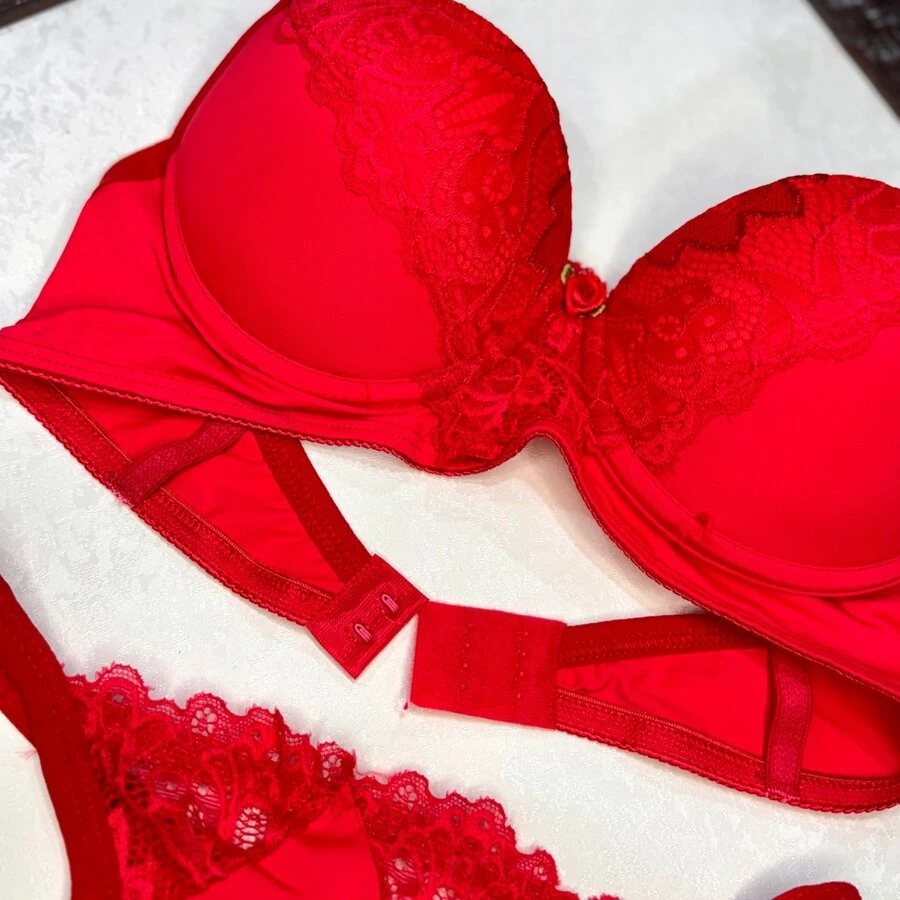 HERA LINGERIE Conjunto nacional Belinda calcinha fio duplo em cores variadas