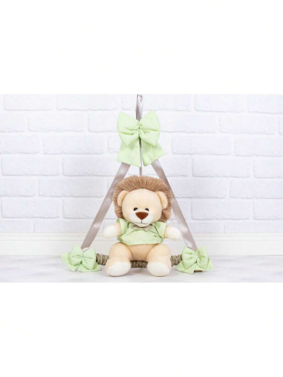 Provence Lion Door Ornament - Ideal For Decoration - Green Chess - View 1