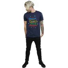 Mens Griswold Family Cotton T-Shirt (Navy Blue) - Navy Blue - View 3