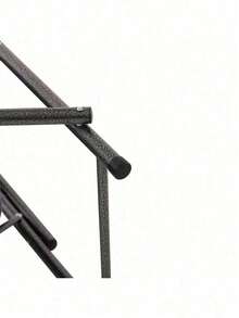 1-Piece Padded Folding Outdoor Chair With Side Table And Storage Pockets,Lightweight Oversized Directors Chair For Indoor, Outdoor Camping, Picnics And Fishing,Black/Grey - 藍色+灰色+鋼-6 - 查看 11