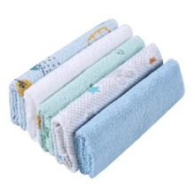 11-Piece Papi Soft Burp Cloth Towel Kit For Boys, Girls, And Neutrals - 藍色 - 查看 5