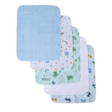 11-Piece Papi Soft Burp Cloth Towel Kit For Boys, Girls, And Neutrals - 藍色 - 查看 7