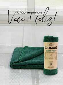 Floor And Indoor Area Cleaner - Large Floor Cloth 80x50cm - Ecomais Àkora - 綠色或藍色 - 查看 4