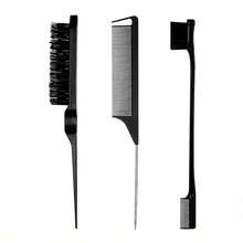 Bộ 3 lược chải lông mày và đuôi nhọn hai mặt cho mọi loại tóc - Hoàn hảo để tạo kiểu và chải chuốt phần rìa tóc và chải lông mày - Nhiều màu - Xem 13