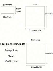 一次性加宽加大四件套，白色，一次性床单和枕套，干净卫生的旅行必备，床单和被套 - 彩色 - 查看 5