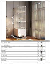 Extra Large Birdcage For Parrots, Home Use Overwintering Villa Sized, Parrotlet & Cockatiel Breeding Cage With Anti-Splash Design - Multicolor - View 5