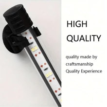 1 件装 鱼缸潜水灯 低压 USB 防水灯 双排水族箱增亮灯