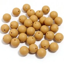 20 件/包硅胶糖果色圆珠，适合制作珠宝，可爱的 DIY 配件 - 20個/包 - 查看 9