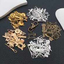 20/100 Stücke gemischter Großeinkauf von Nähwerkzeugserie, sortierter Charm Lineal Schere Nähwerkzeug Metall Vintage Anhänger für DIY Ohrringe Halsketten Schlüsselanhänger Schmuckherstellung Handwerks-Accessoires