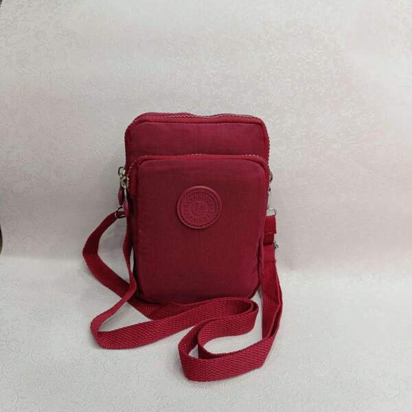 Bolsa feminina de lado porta celular chave  3 bolsos