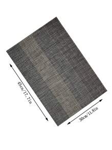 1-8 piezas Individual rectangular de PVC, lavable, fácil de limpiar, antideslizante, resistente al calor, manteles para mesa de comedor, pensamientos dulces, manteles elegantes, decoración de mesa, tapete para cocina y comedor, decoración de boda y festividades