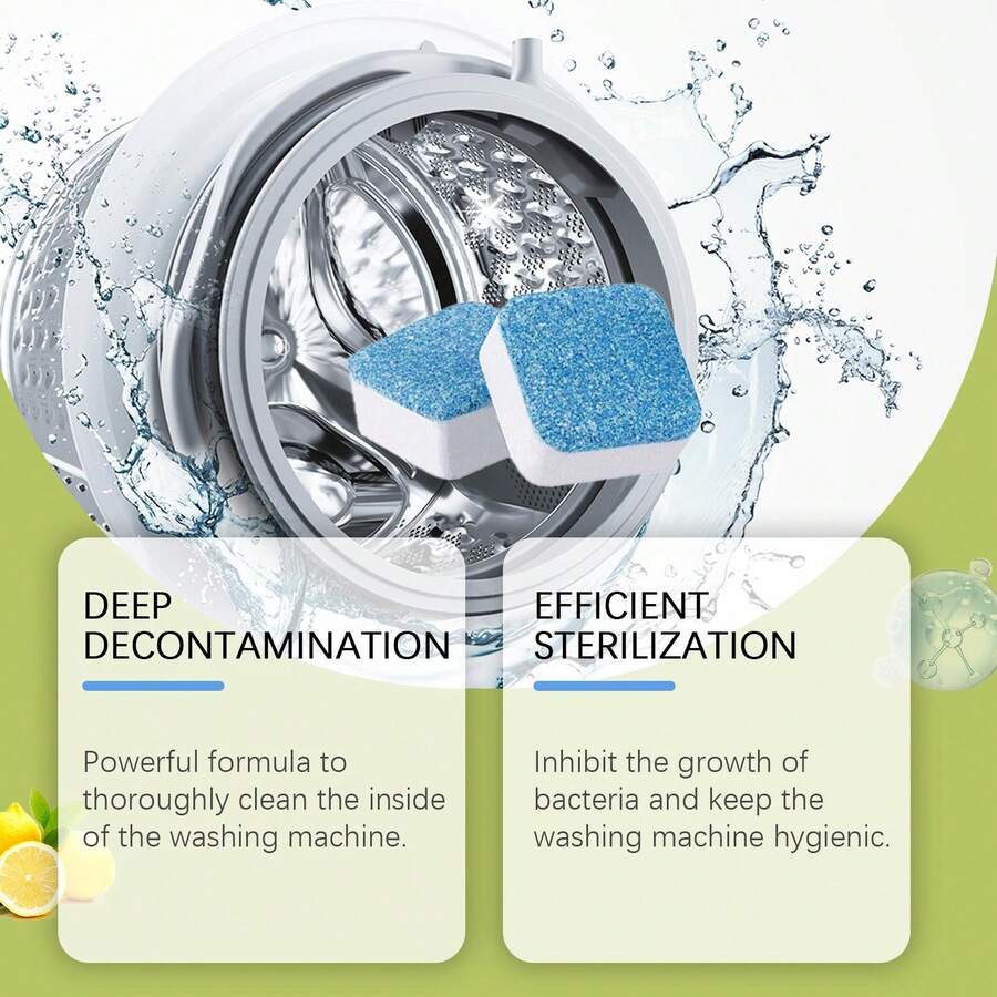 1 Piece Of Washing Machine Cleaning Tablets For Drum Washing Machine