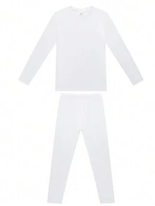 Bộ 4 bộ đồ lót giữ nhiệt cho trẻ em, trang phục trượt tuyết cơ bản cho mùa thu và mùa đông - Nhiều màu - Xem 5