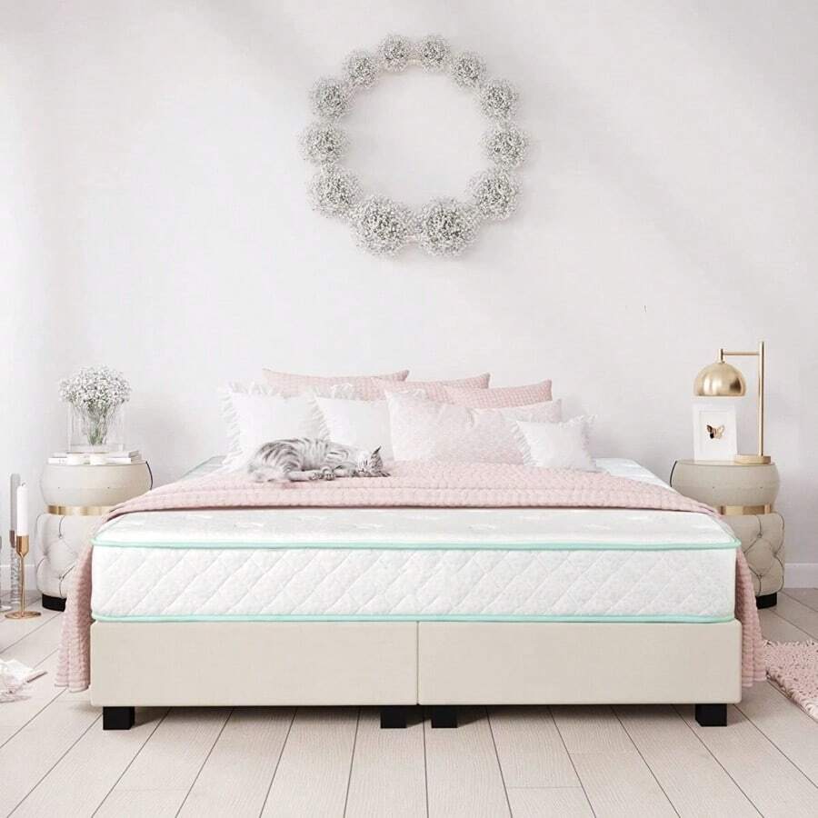 FULL SIZE 9Inch Excellence Medium TightTop Hybrid Aloe Vera Foam