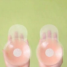 1 Pair Silicone Invisible Adhesive Bra Lift Cups, Prevent Nip Slip, Support And Uplift Bust