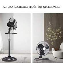 Ventilador eléctrico 3 en 1 de alta velocidad 18", mando a distancia,velocidad y dirección del viento ajustables, tres formas de uso, ventilador eléctrico silencioso - Tipo de Enchufe A USA (110-127V) - Ver 5