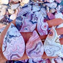 Autêntica pedra preciosa de ágata mexicana - Cristal radiante para meditação, chakra cardíaco e decoração festiva | Presente perfeito para o dia dos namorados e feriados