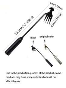 Portable Garden Weeder Tool 4 Teeth Hand Weeder For Vegetable Gardening Backyard Farm Planting Garden Tool - Multicolor - View 7