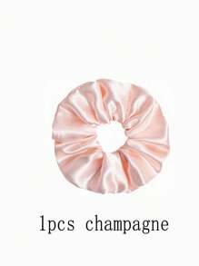 12个/套 女士缎面发圈，大小发绳，高马尾，不伤发绳，发圈，发饰，头饰，弹性发带 - 彩色 - 查看 9