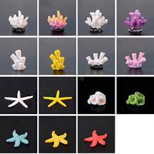 San hô nhựa chân thực cho bể cá, bể cá, rùa, phụ kiện trang trí mini, đồ trang trí sao biển - nhiều màu - Xem 4