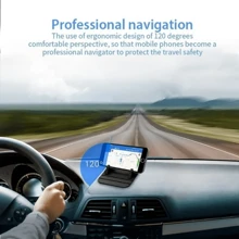Car Dashboard Mat - Soft Rubber Phone & Gps Holder Stand Compatible With Iphone, Compatible With Samsung, For One Plus - Essential Auto Interior Accessory With Phone Holder