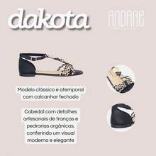 Dakota Comfort Women's Flat Sandal With Original Stonework - 黑色 - 查看 7