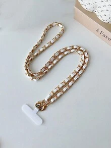 1pc Adjustable Leather Strap Lanyard With Creative Picachu Graphic For Mobile Phone - Multicolor - View 4