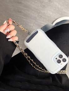 1pc Adjustable Leather Strap Lanyard With Creative Picachu Graphic For Mobile Phone - Multicolor - View 3