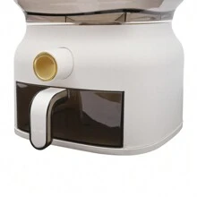 Rice Dispenser 22 Lbs,Large Grain Storage Container With Rice Cup Food Dispenser Kitchen Organizer For Rice,Beans,Grains,Cereal Dry Food Storage,Rice Containers - White - View 11