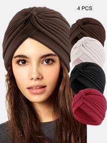 8 件装女士印花头巾/围巾/头巾头带