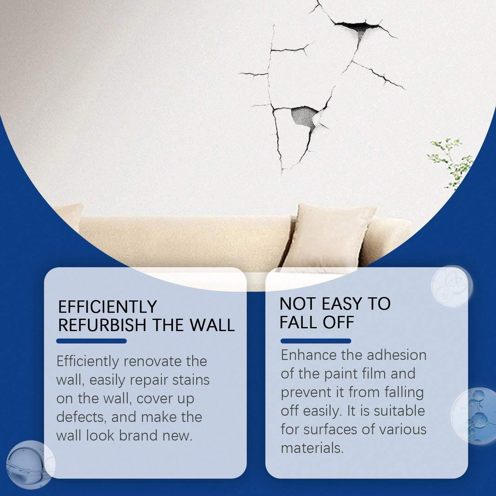 1 Piece Of Wall Renovation Spray Paint Decontamination Apply Waterproof