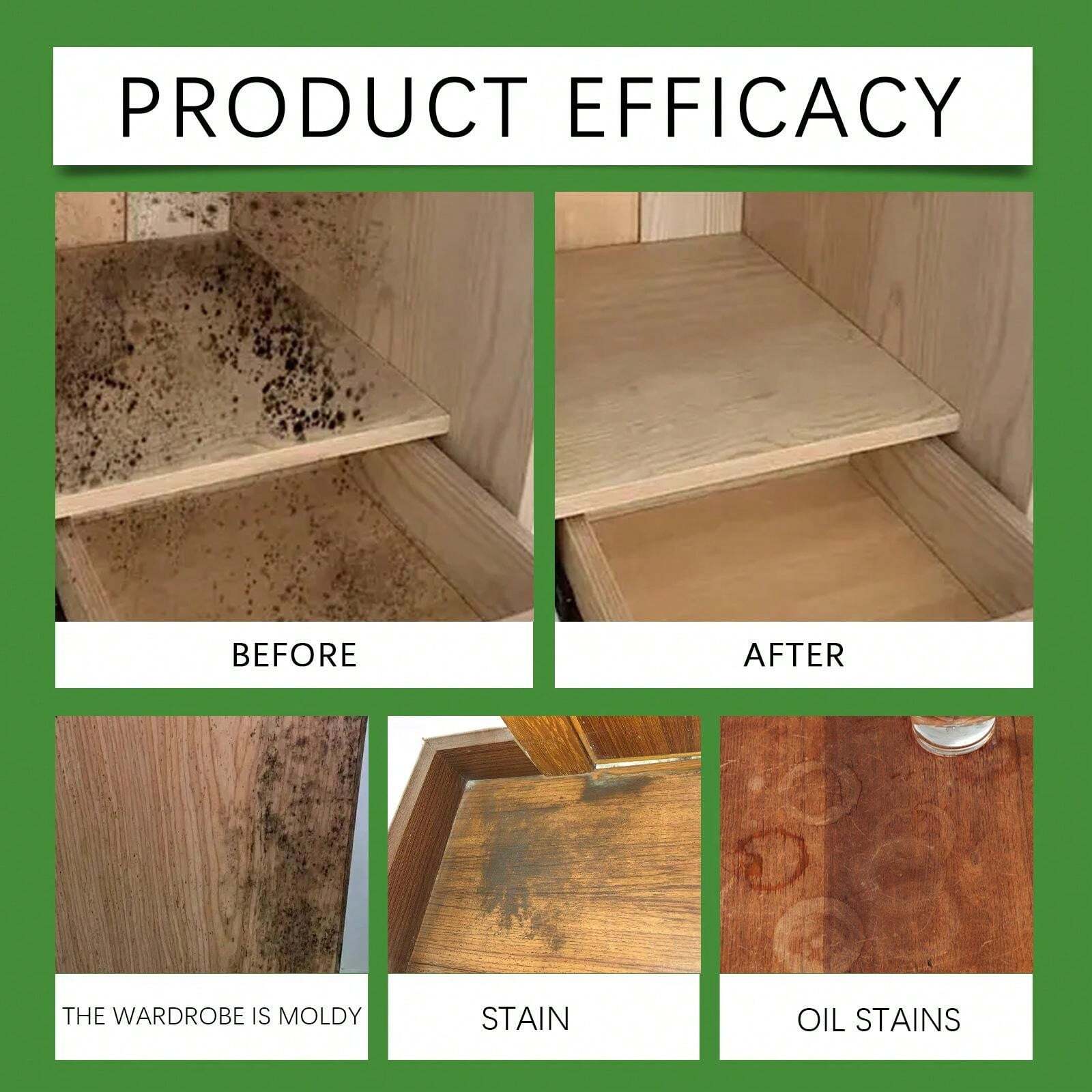 1 Wooden Furniture Cleaner To Remove Stains Dust To Remove Mildew Odor