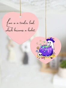 1 mặt dây chuyền bằng sứ hình ma hoạt hình tùy chỉnh - Tự thiết kế mặt dây chuyền bằng sứ có chỉnh sửa màu, là lựa chọn quà tặng tốt nhất, đồ treo xe dễ thương, món quà tuyệt vời nhất cho bố mẹ, chồng và vợ, bạn bè nam nữ, quà tặng Halloween tự làm, kỷ niệm, quà tặng ngày lễ - trắng - Xem 6